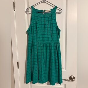 Teal Sleeveless Dress